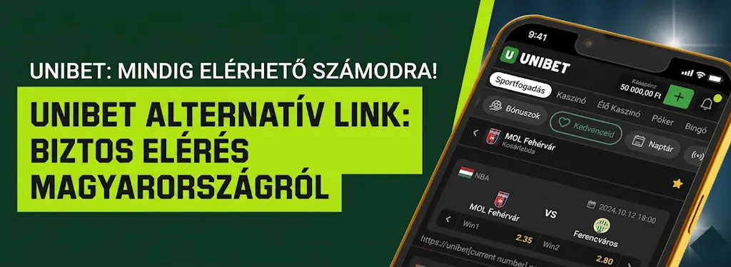 Az aktuális unibet alternatív link elérése Magyarországról